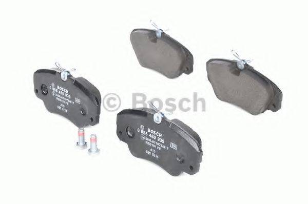 BOSCH 0986460939 Комплект гальмівних колодок, дискове гальмо