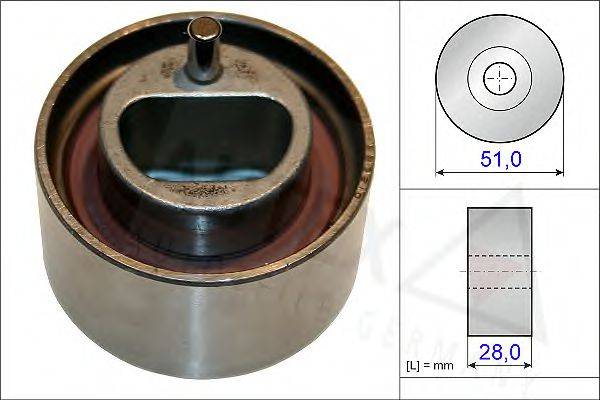 AUTEX 654824 Натяжний ролик, ремінь ГРМ