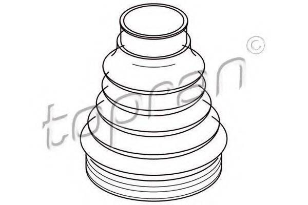 TOPRAN 111767 Пильовик, приводний вал
