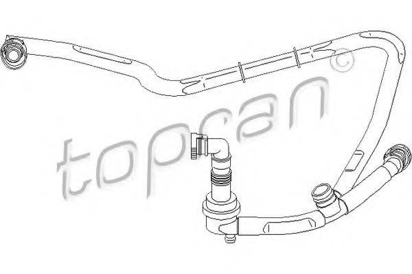 TOPRAN 111303 Шланг, повітровідведення кришки головки циліндра