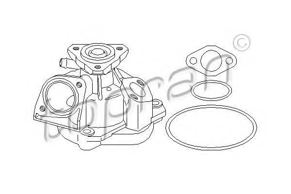 TOPRAN 100156 Водяний насос