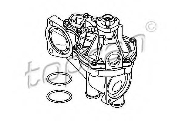 TOPRAN 100715 Водяний насос