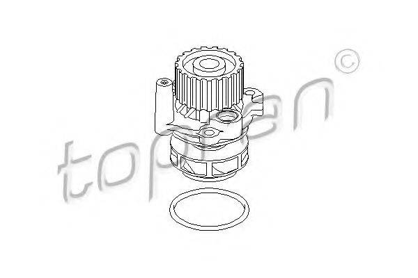 TOPRAN 107830 Водяний насос