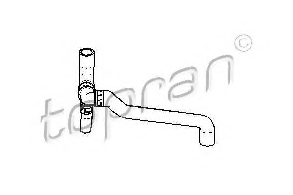 TOPRAN 109007 Шланг радіатора