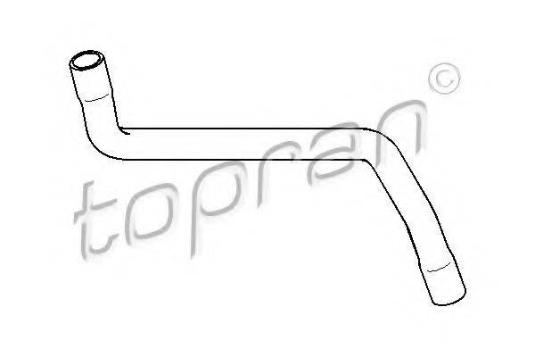 TOPRAN 102999 Шланг радіатора