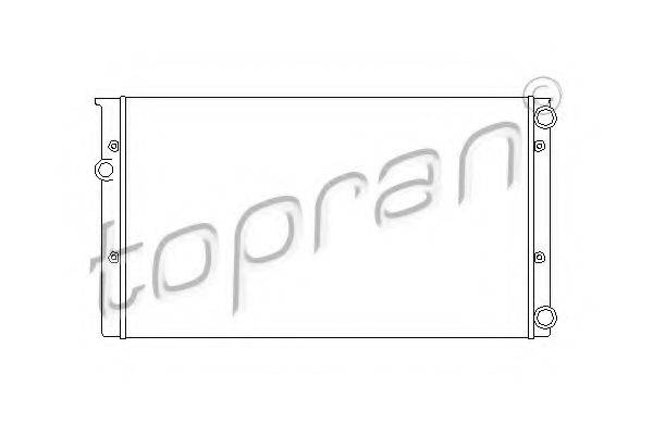 TOPRAN 107367 Радіатор, охолодження двигуна