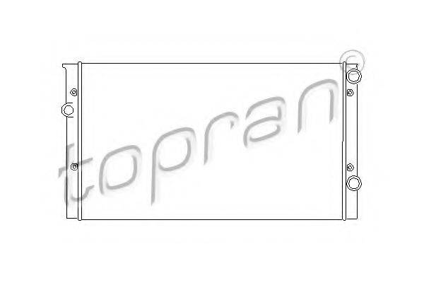 TOPRAN 103003 Радіатор, охолодження двигуна