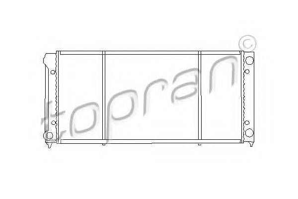 TOPRAN 103446 Радіатор, охолодження двигуна