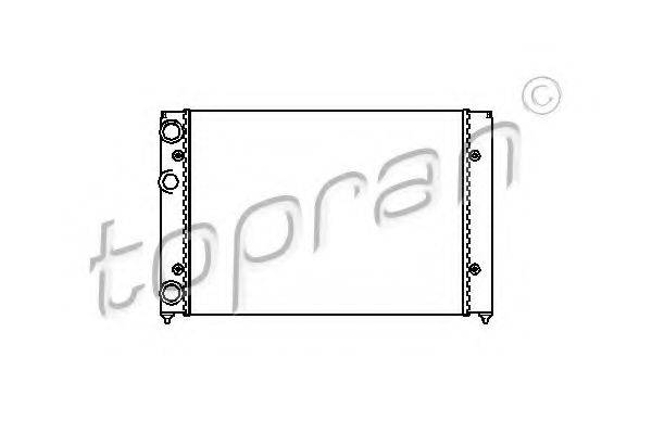 TOPRAN 103985 Радіатор, охолодження двигуна