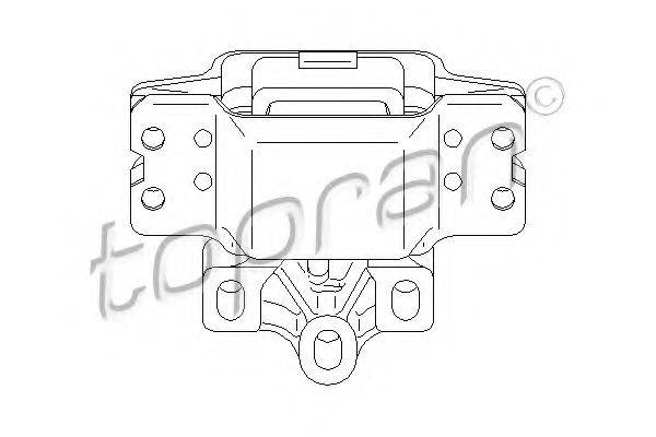 TOPRAN 110130 Підвіска, двигун