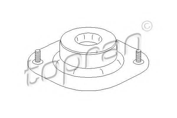 TOPRAN 102609 Опора стійки амортизатора