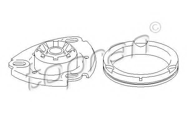 TOPRAN 108560 Опора стійки амортизатора