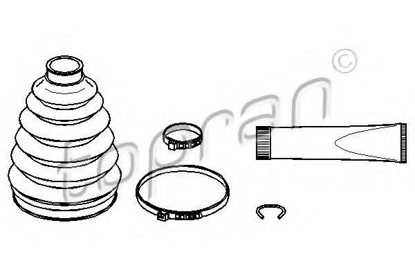 TOPRAN 110216 Комплект пильника, приводний вал