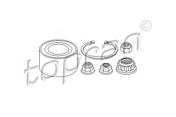 TOPRAN 108320 Комплект підшипника маточини колеса