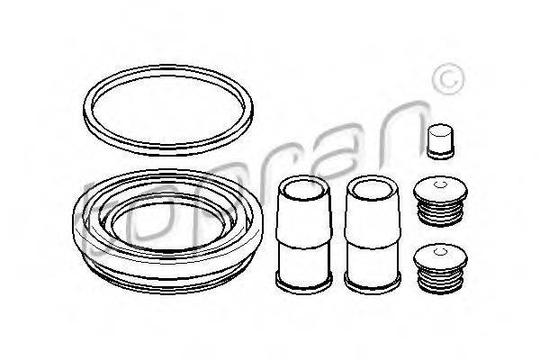 TOPRAN 108346 Ремкомплект, гальмівний супорт