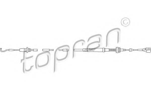 TOPRAN 109857 Тросик газу