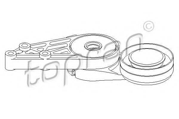 TOPRAN 108416 Натягувач ременя, клинового зубча