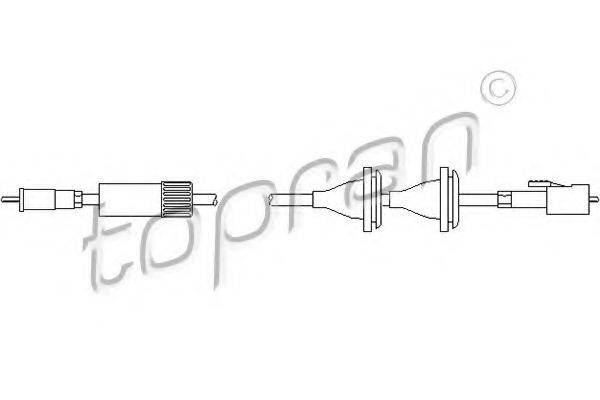 TOPRAN 103427 Трос спідометра