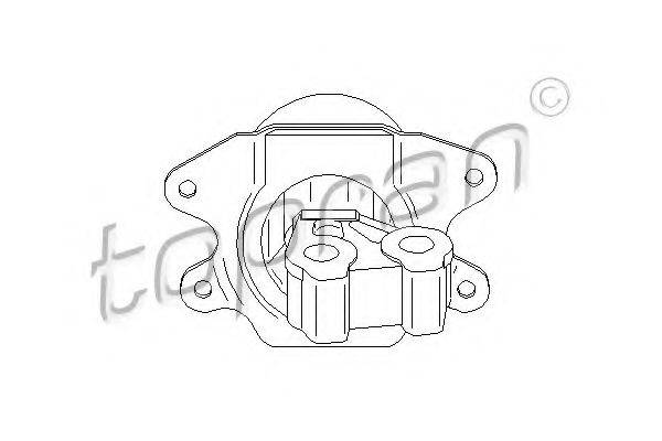 TOPRAN 206158 Підвіска, двигун