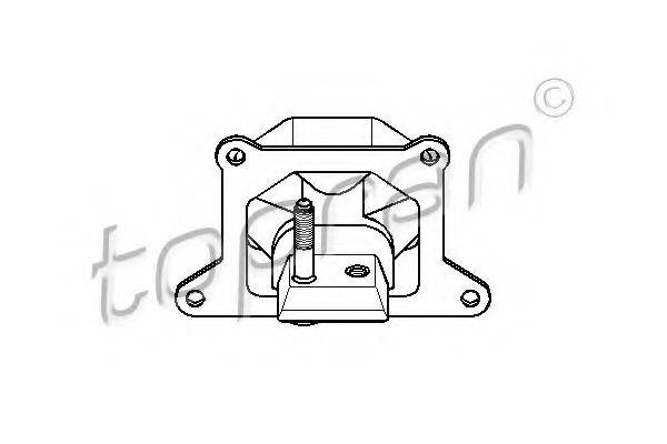 TOPRAN 201398 Підвіска, двигун