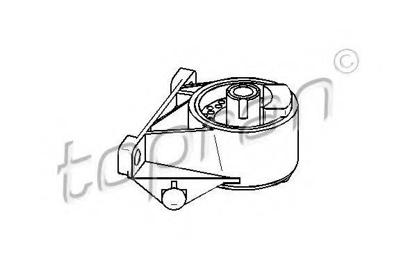 TOPRAN 206164 Підвіска, двигун