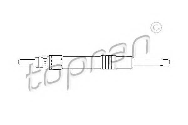 TOPRAN 207312 Свічка розжарювання