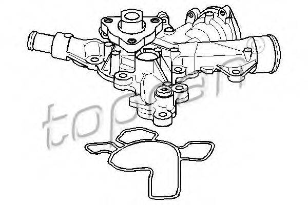 TOPRAN 205705 Водяний насос