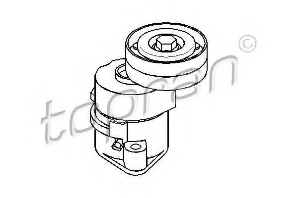 TOPRAN 205734 Натяжний ролик, полікліновий ремінь
