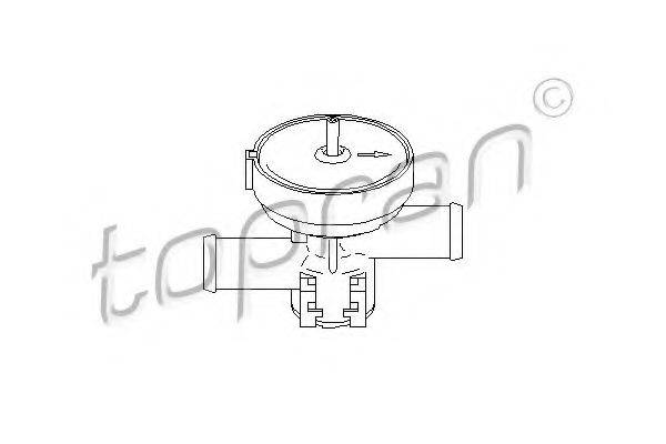 TOPRAN 207465 Регулюючий клапан охолоджувальної рідини