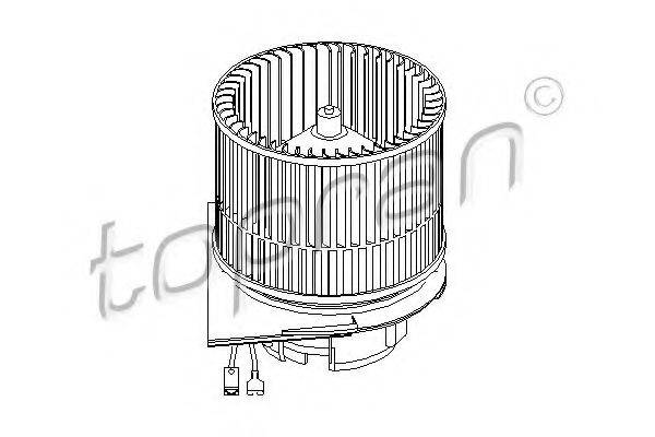 TOPRAN 207331 Електродвигун, вентиляція салону