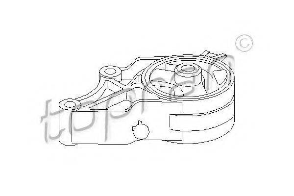 TOPRAN 206577 Підвіска, двигун
