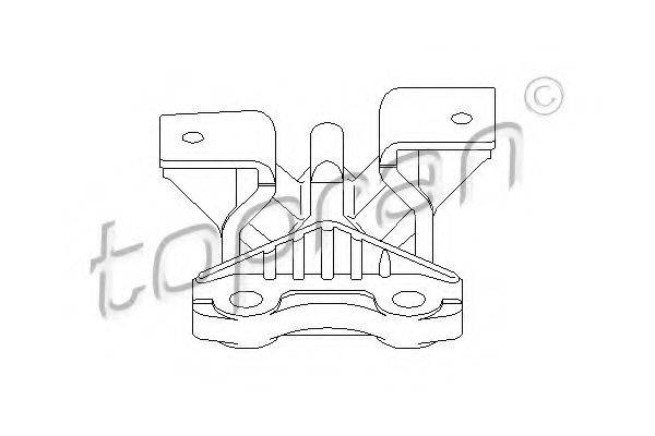 TOPRAN 206155 Підвіска, двигун