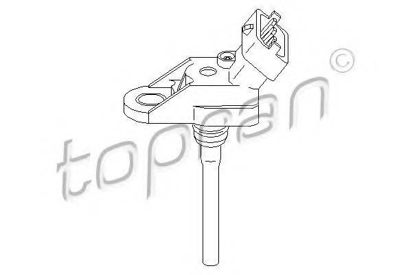 TOPRAN 207422 Датчик, тиск у впускному газопроводі