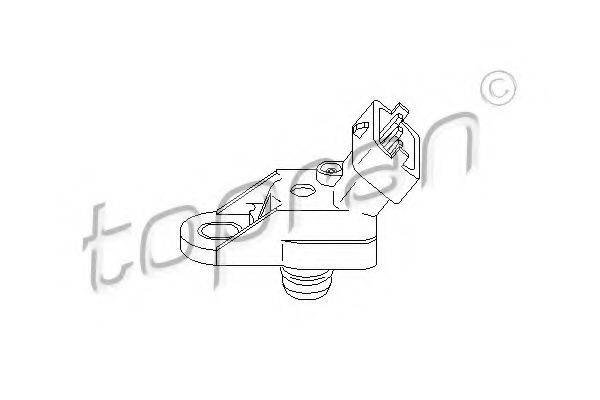 TOPRAN 207428 Датчик, тиск у впускному газопроводі