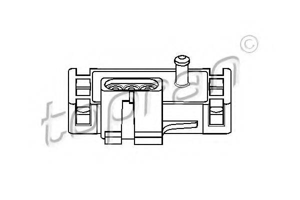 TOPRAN 206952 Датчик, тиск у впускному газопроводі
