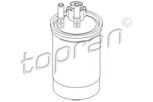 TOPRAN 301660 Паливний фільтр