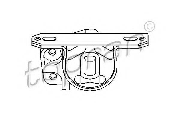 TOPRAN 301807 Підвіска, двигун