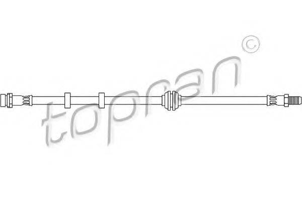 TOPRAN 301058 Гальмівний шланг