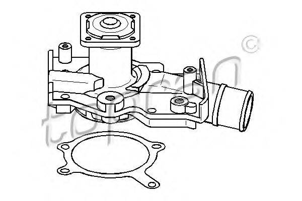 TOPRAN 300604 Водяний насос
