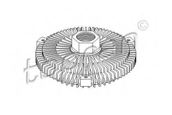 TOPRAN 400925 Зчеплення, вентилятор радіатора