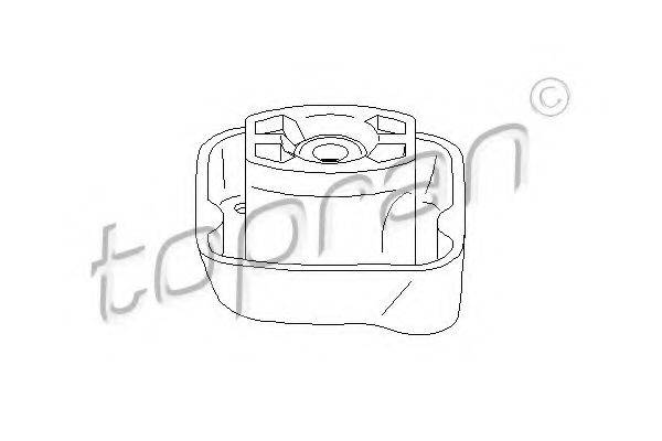 TOPRAN 400042 Підвіска, двигун