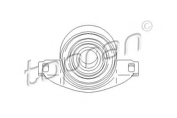 TOPRAN 401305 Підвіска, карданний вал