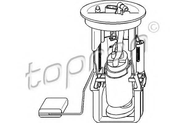 TOPRAN 500824 Паливний насос