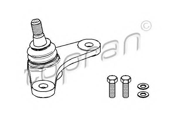 TOPRAN 501066 несучий / напрямний шарнір