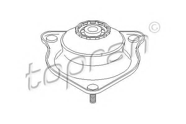 TOPRAN 501084 Опора стійки амортизатора