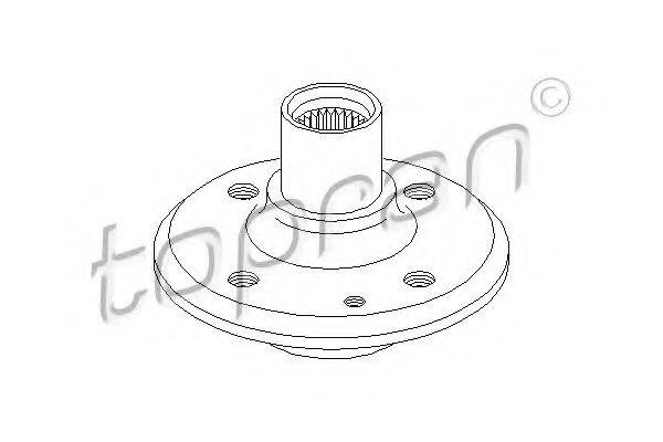 TOPRAN 500358 Маточина колеса
