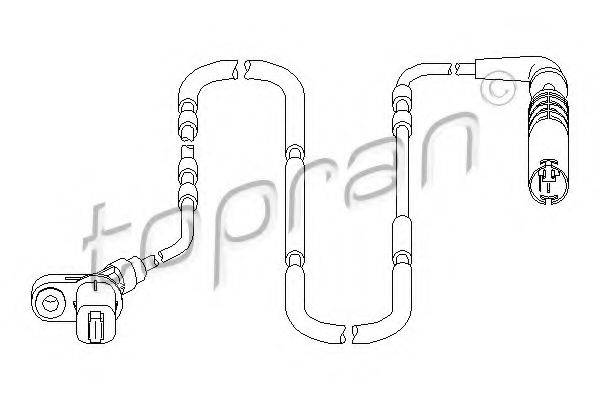 TOPRAN 500980 Датчик, частота обертання колеса