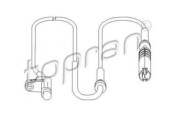 TOPRAN 501233 Датчик, частота обертання колеса