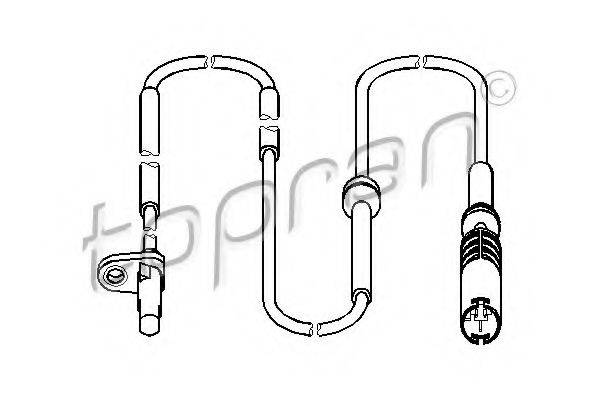 TOPRAN 501462 Датчик, частота обертання колеса