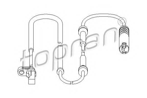 TOPRAN 501077 Датчик, частота обертання колеса